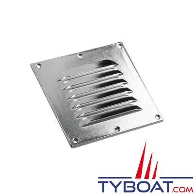 Grille de ventilation inox 316 dimensions 115 x 127mm - 1 unité