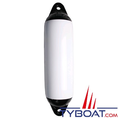 Majoni - Pare-battage cylindrique - Blanc et noir - Ø 150 - Longueur 580 mm