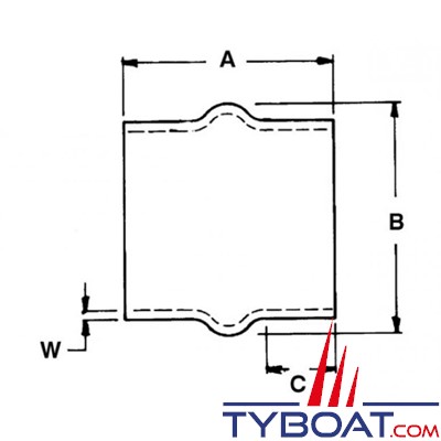 Manchon dilatation Ø intérieur 114mm