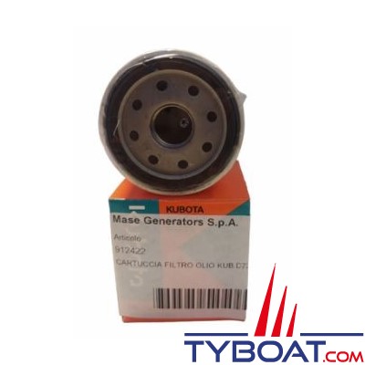 Mase - Filtre à huile moteur Kubota 912422 pour groupe électrogène IS6.1-9.1 