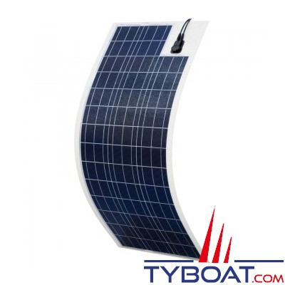 Panneau solaire semi-flexible - 90 Watts - 40 Monocristallin - 1190x500x3 millimètres