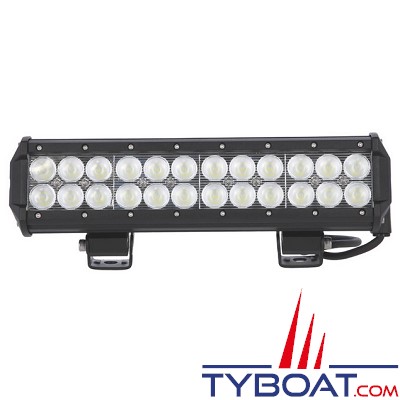 GENOIS - Projecteur barre 24 Leds 5400 Lumens 10 à 30 Volts 72W étanche IP67