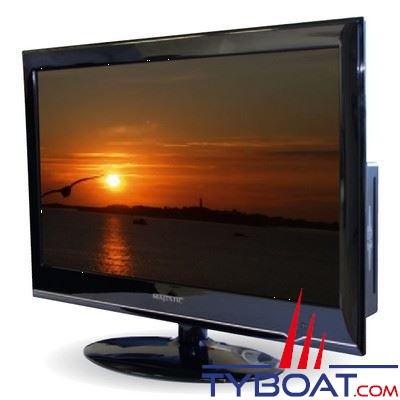 Téléviseur LED - 12/24 Volts - 56 cm (22) TNT - Lecteur DVD intégré KENT  MARINE TV649 