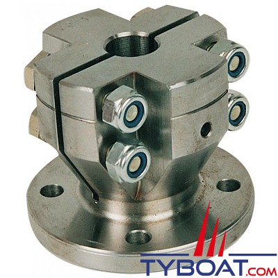 Tourteau YANMAR à pince en acier EN32B - arbre Ø22mm - plateau Ø100mm
