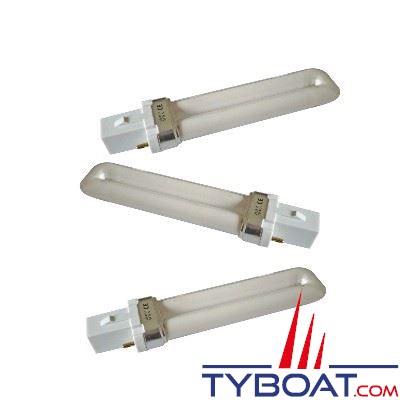 Tube fluorescent G23 12/24v 7w 137mm - par 5 pièces