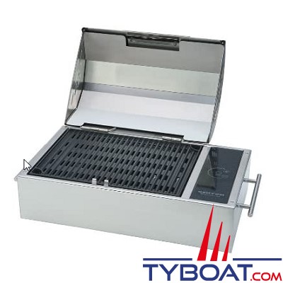 Kenyon Custom - Floridian Grill électrique portable - inox - 1300 Watts - 230 Volts