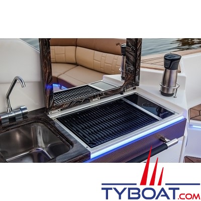Kenyon Custom - No Lid Grill électrique - inox 316 - 1300W - 230 Volts