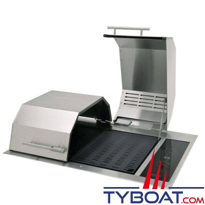 Kenyon Custom - Texan double Grill électrique encastrable - inox - 3000 Watts - 230 Volts