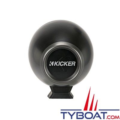 Kicker - 2 Haut-parleurs cône 6.5'' - KMFC 65W LED - Noir - Montage à plat