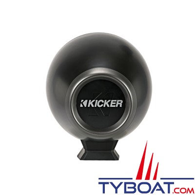 Kicker - 2 Haut-parleurs cône 8'' - KMFC 150W LED - Noir - Montage à plat