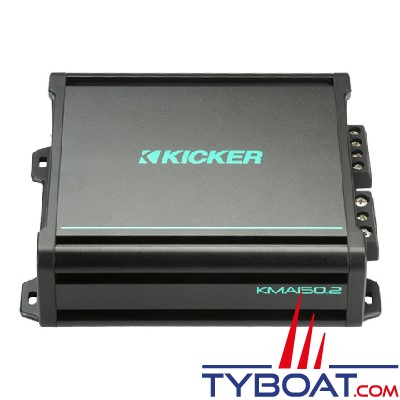 Kicker - Amplificateur marine - Série KMA - 2 canaux - 150 watts RMS