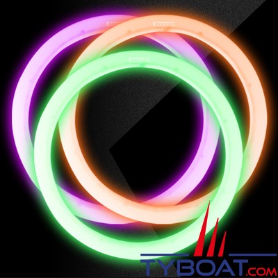 Kicker - Paire d'anneaux KLSR LED  pour haut-parleurs KM 6.5