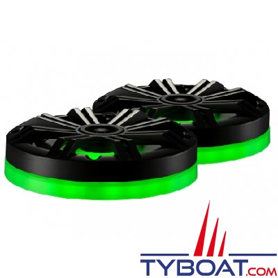 Kicker - Paire d'anneaux KLSR LED  pour haut-parleurs KM 8