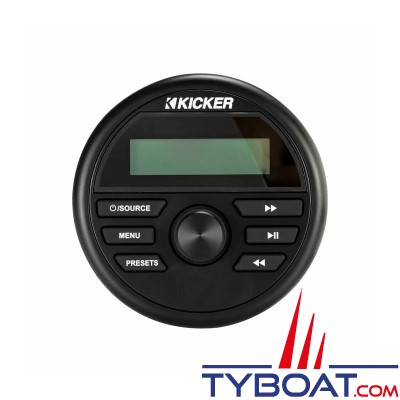 Kicker - Source audio multimédia KMC2 - AM/FM/Bluetooth/USB - 4 x 25W Rms