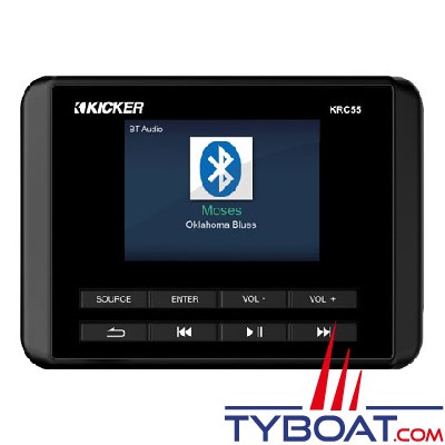 Kicker - Télécommande numérique KRC55 pour les radios marine KMC5