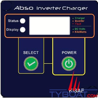 Kisae  Abso IC121040i - Combiné Chargeur convertisseur - Pur Sinus - 12V/230V - 1000W