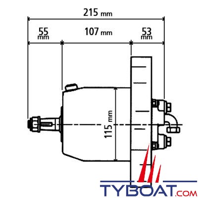 Ultraflex - Kit direction hydraulique pour moteur Hors-bord jusqu'à 300 CV