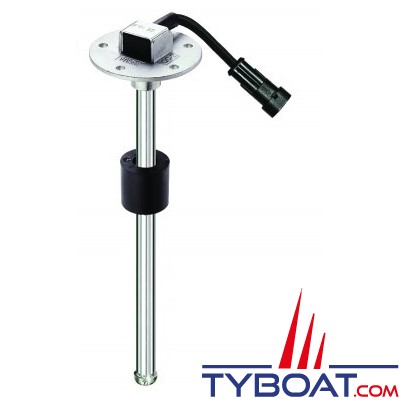 Kus - Jauge inox de niveau eau/carburant à flotteur - 12/24V - SAE ou à visser 
