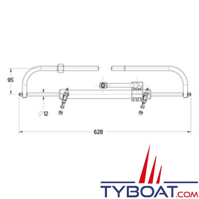 Lecomble & Schmitt - Kit direction hydraulique Lecomble & Schmitt LS226 pour hors-bord jusqu'à 115 cv