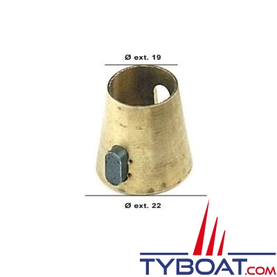 Lecomble et Smith - Adaptateur cône Morse vers cône - Ø19/22mm + clavette