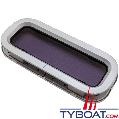 Lewmar - Hublot standard blanc ouverture taille 2 176x425mm.