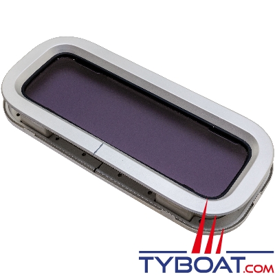 Lewmar - Hublot standard blanc ouverture taille 3 191x449mm.