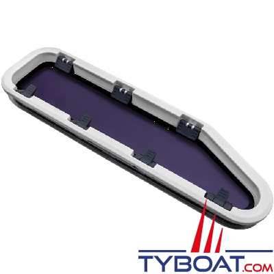 Lewmar - Hublot standard blanc ouverture taille 4L 195x708mm.