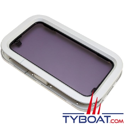 Lewmar - Hublot standard blanc ouverture taille 5 264x449mm.