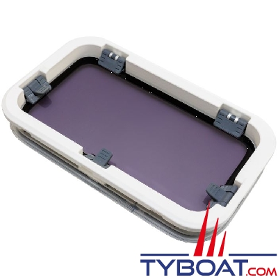 Lewmar - Hublot standard blanc ouverture taille 5 264x449mm.