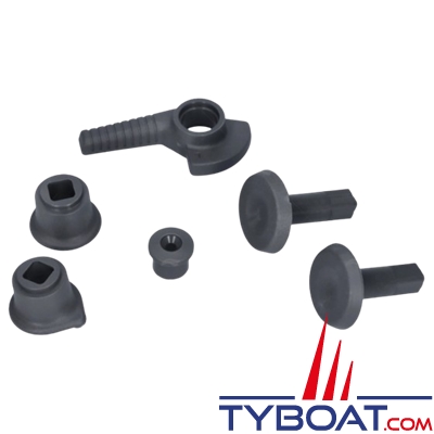 Lewmar - Kit Poignée gauche de rechange pour Low profile, Ocean et Flush Hatch 1G/2G