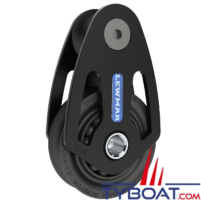 Lewmar - Poulie HTX simple à sangler - Ø  50 mm - Pour cordage Ø 10 mm
