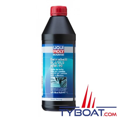 Liqui Moly Marine - Huile d'embase minérale GL4/GL5 80W-90 - 1 litre