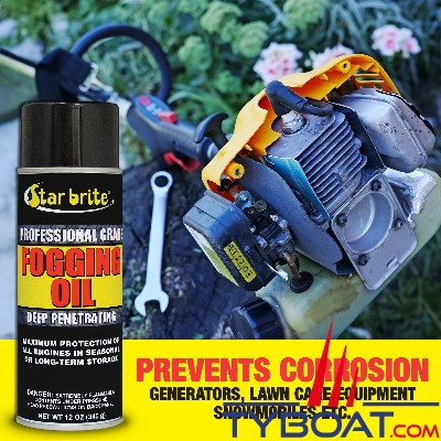 Star Brite - Huile en spray - Anti-corrosion - Hivernage des moteurs hors-bords - Spray 283gr