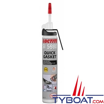 Loctite - Silicone pour joints moteur 5980 noir - 30 mn - 100ml