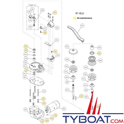 LOFRANS - Kit maintenance - 72037 - pour guindeau X1