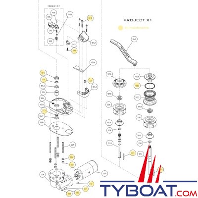 LOFRANS - Kit maintenance - 72037 - pour guindeau X1