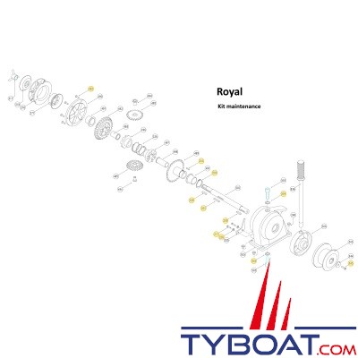 LOFRANS - Kit maintenance - 72046 - pour guindeau ROYAL
