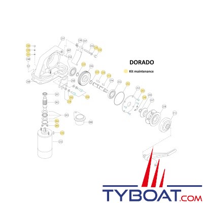 LOFRANS - Kit maintenance - 72047 - pour guindeau DORADO