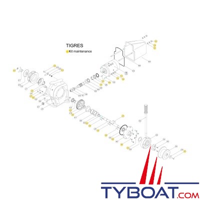 LOFRANS - Kit maintenance - 72050 - pour guindeau TIGRES