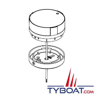 Lonako - Feu de poupe - bateau < 20 mètres - LED - 2NM - 12/24V