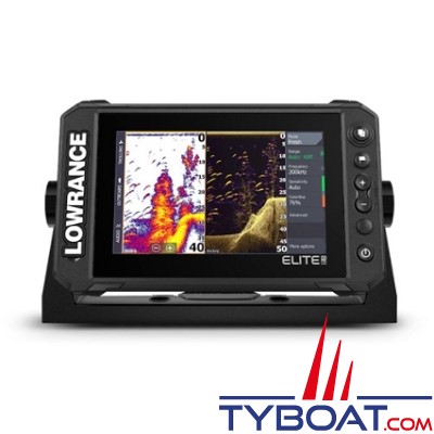 Lowrance - Combiné Elite 7 FS avec sonde tableau arrière Active imaging 3 en 1