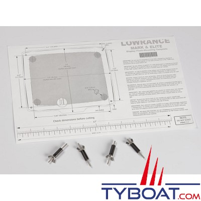 Lowrance - Kit d'encastrement FM-12 pour tout modèles HDS