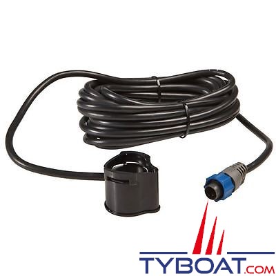 Lowrance - Sonde plastique type Pod - PD-WBL - 83/200 kHz - Connecteur bleu Lowrance