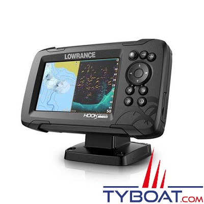 Lowrance - Traceur/sondeur HOOK Reveal 5 avec sonde 50/200 HDI 
