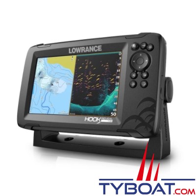 Lowrance - Traceur/Lowrance - Sondeur HOOK Reveal 7 avec sonde tableau arrière 50/200 Khz