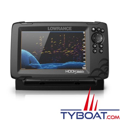 Lowrance - Traceur/Lowrance - Sondeur HOOK Reveal 7 avec sonde tableau arrière TripleShot