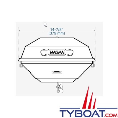 Magma - Barbecue inox à charbon Marine Kettle - Original Size 