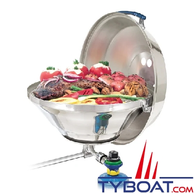 Magma - Barbecue inox à gaz Marine Kettle - Party Size 