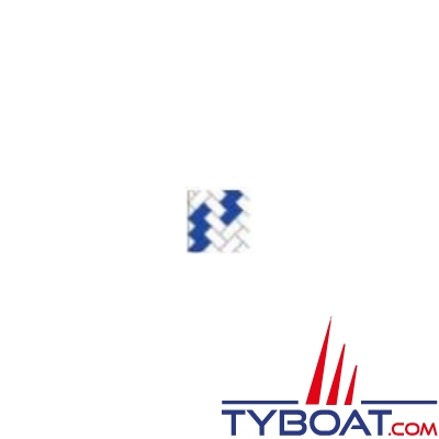 MaloMotion - Agot - Ø  6 mm - Couleur blanc/bleu (10 mètres)