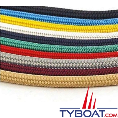 MaloMotion - Cezembre cordage Polyester 24 Fuseaux - Ø  4 mm - Blanc (10 mètres)